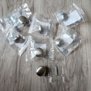 Silver Pull Knobs 7pcs